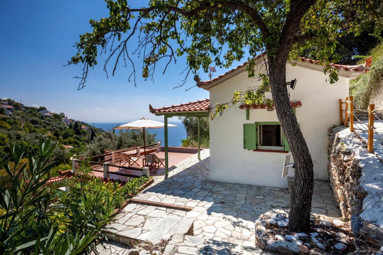 Olea Skopelos Villas With Swimming Pools & Sea View Panormos  Buitenkant foto