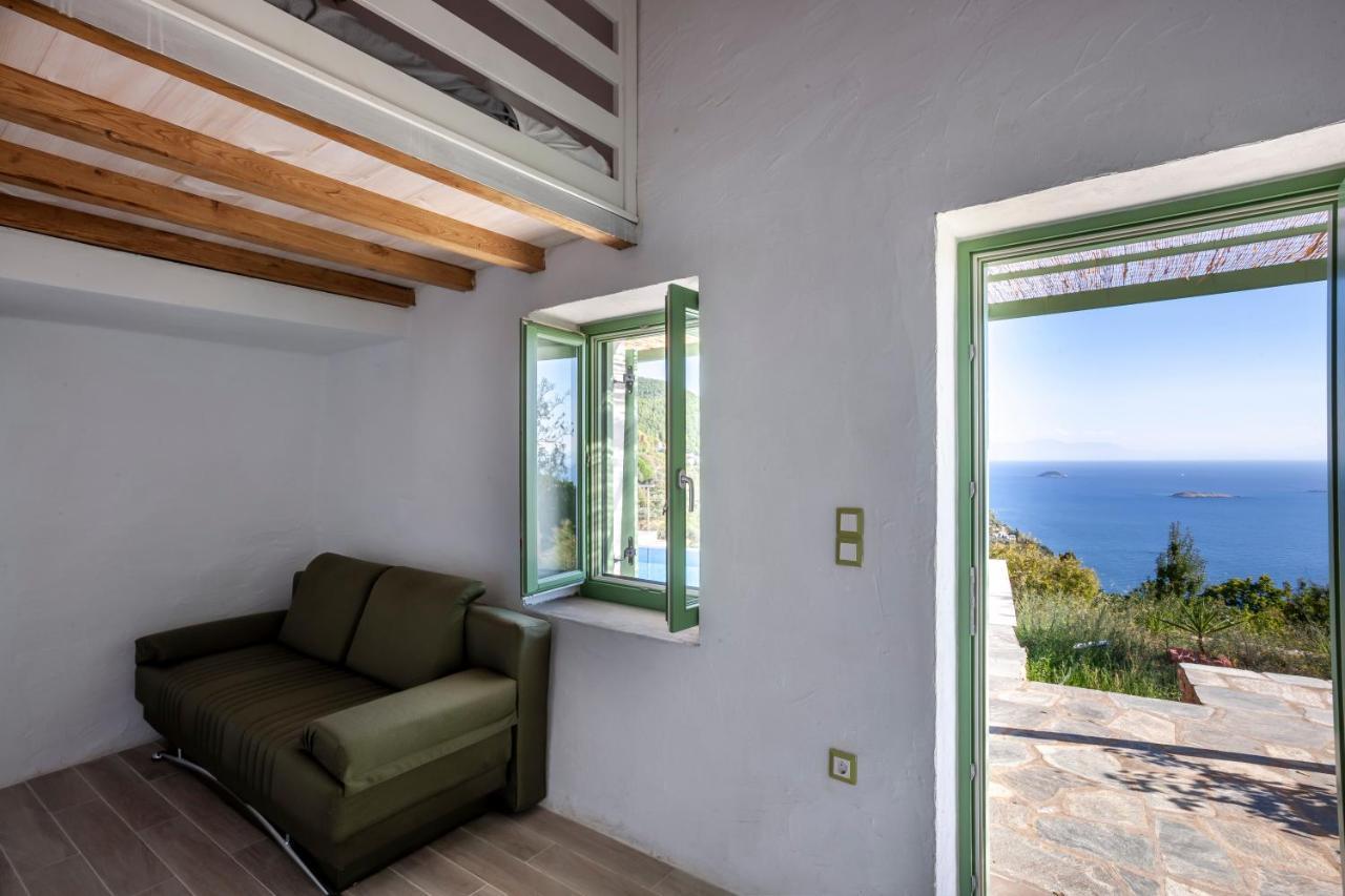 Olea Skopelos Villas With Swimming Pools & Sea View Panormos  Buitenkant foto