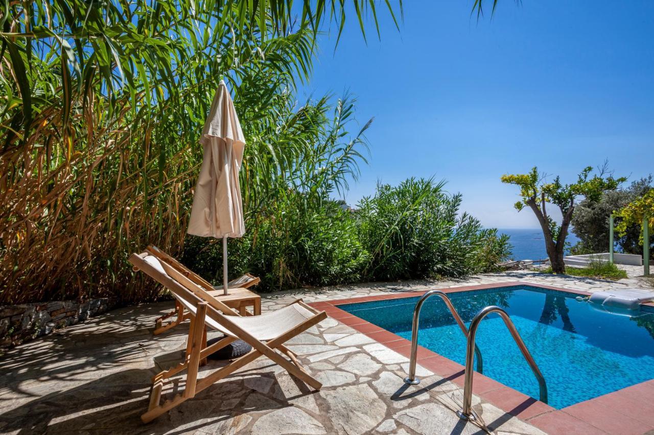 Olea Skopelos Villas With Swimming Pools & Sea View Panormos  Buitenkant foto