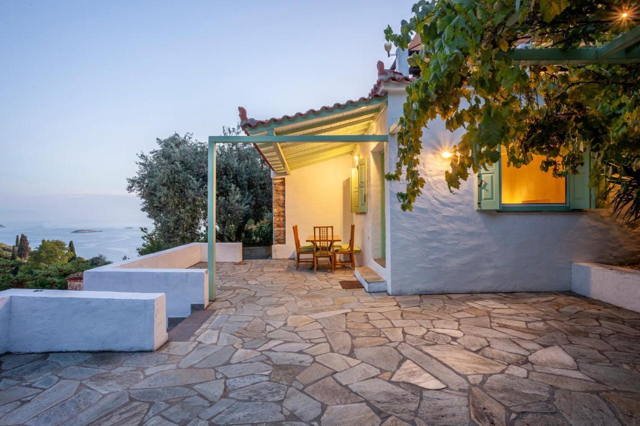 Olea Skopelos Villas With Swimming Pools & Sea View Panormos  Buitenkant foto