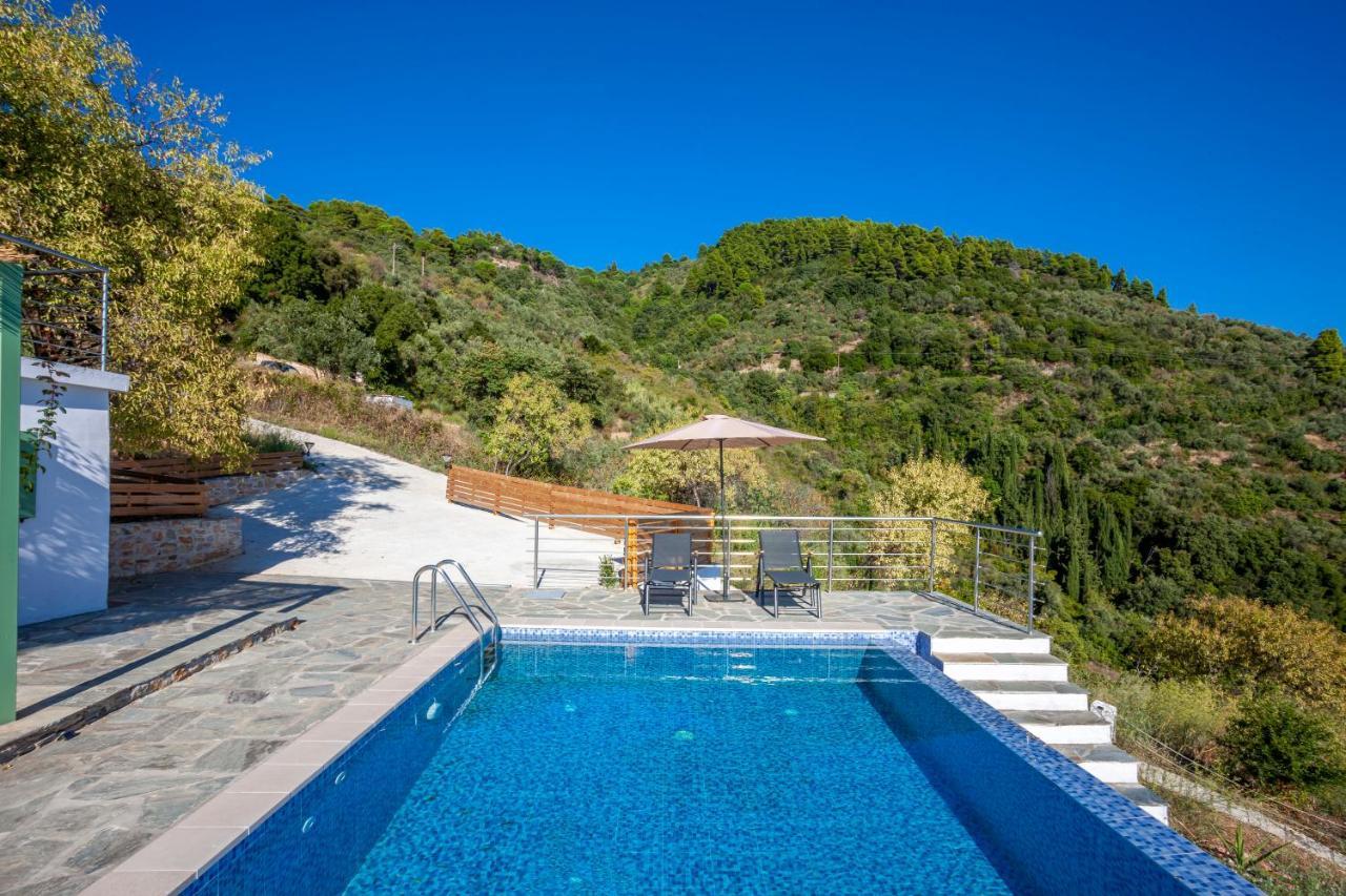 Olea Skopelos Villas With Swimming Pools & Sea View Panormos  Buitenkant foto