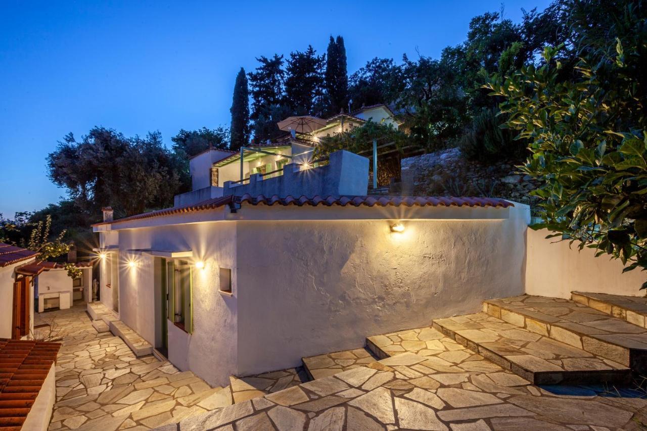 Olea Skopelos Villas With Swimming Pools & Sea View Panormos  Buitenkant foto