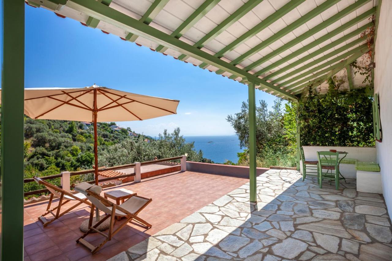 Olea Skopelos Villas With Swimming Pools & Sea View Panormos  Buitenkant foto