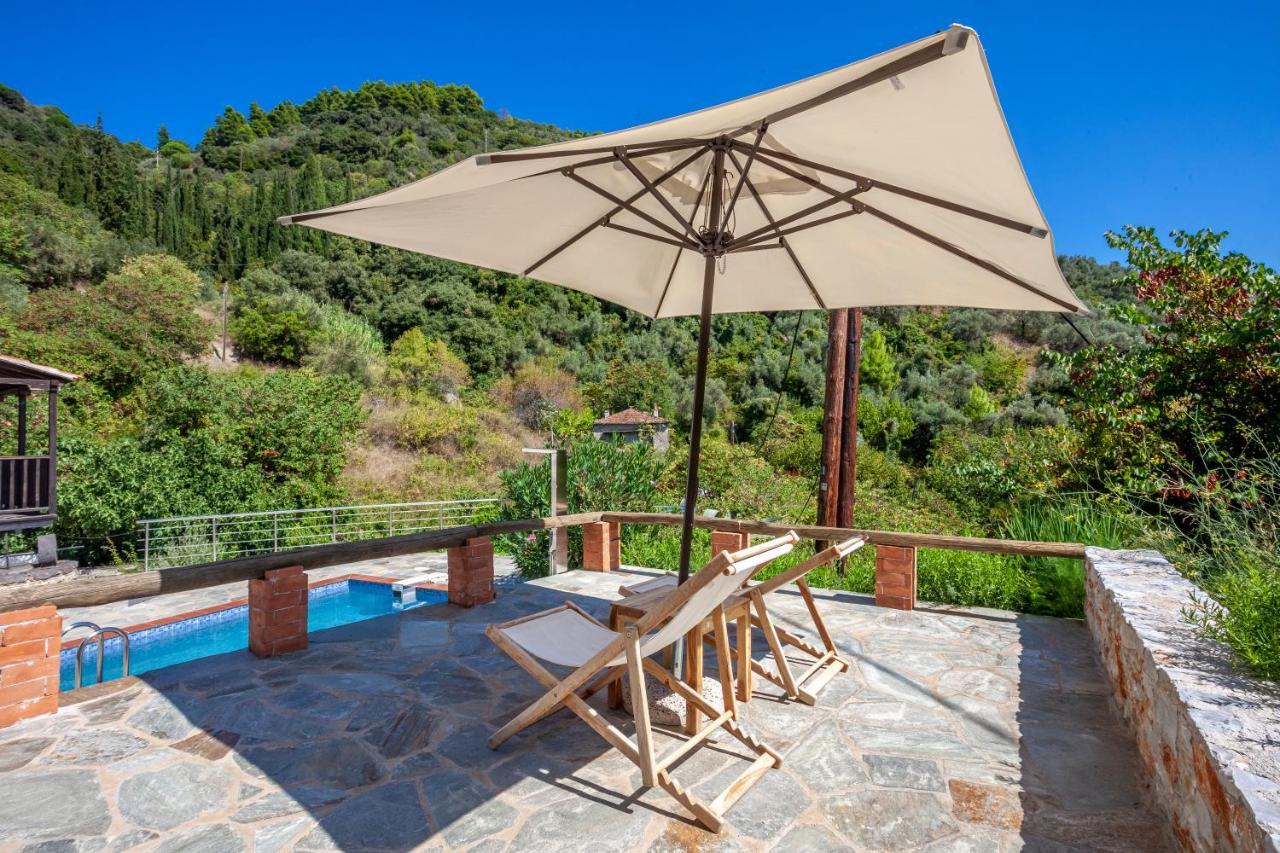 Olea Skopelos Villas With Swimming Pools & Sea View Panormos  Buitenkant foto
