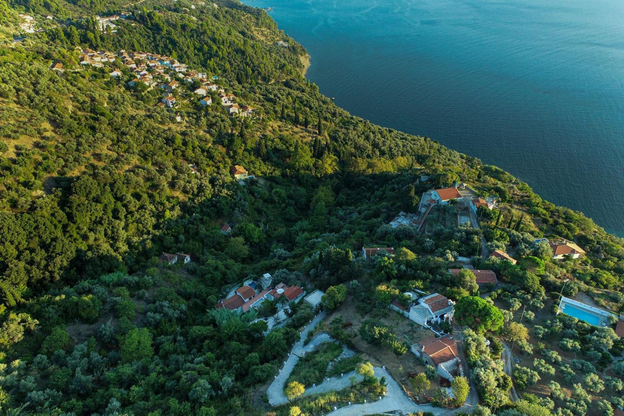 Olea Skopelos Villas With Swimming Pools & Sea View Panormos  Buitenkant foto
